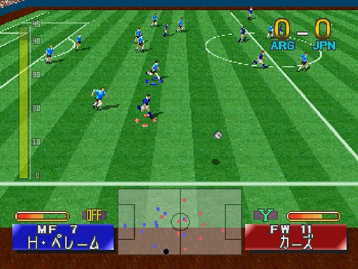 World Evolution Soccer screenshot 4 for Sega Saturn
